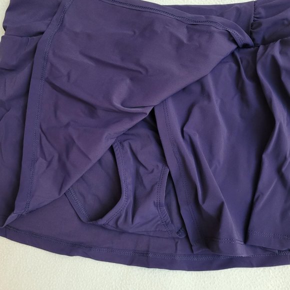 47. Christina navy blue skirted bikini bottom. Size 10. NWT - Picture 3 of 7